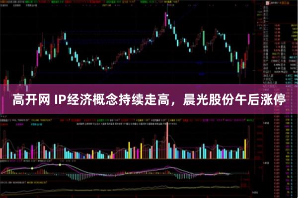 高开网 IP经济概念持续走高，晨光股份午后涨停